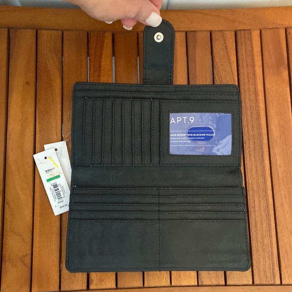 🆕 Safe Keeper RFID Blocking Leather SoHo Tab Clutch Wallet - Picture 7 of 11